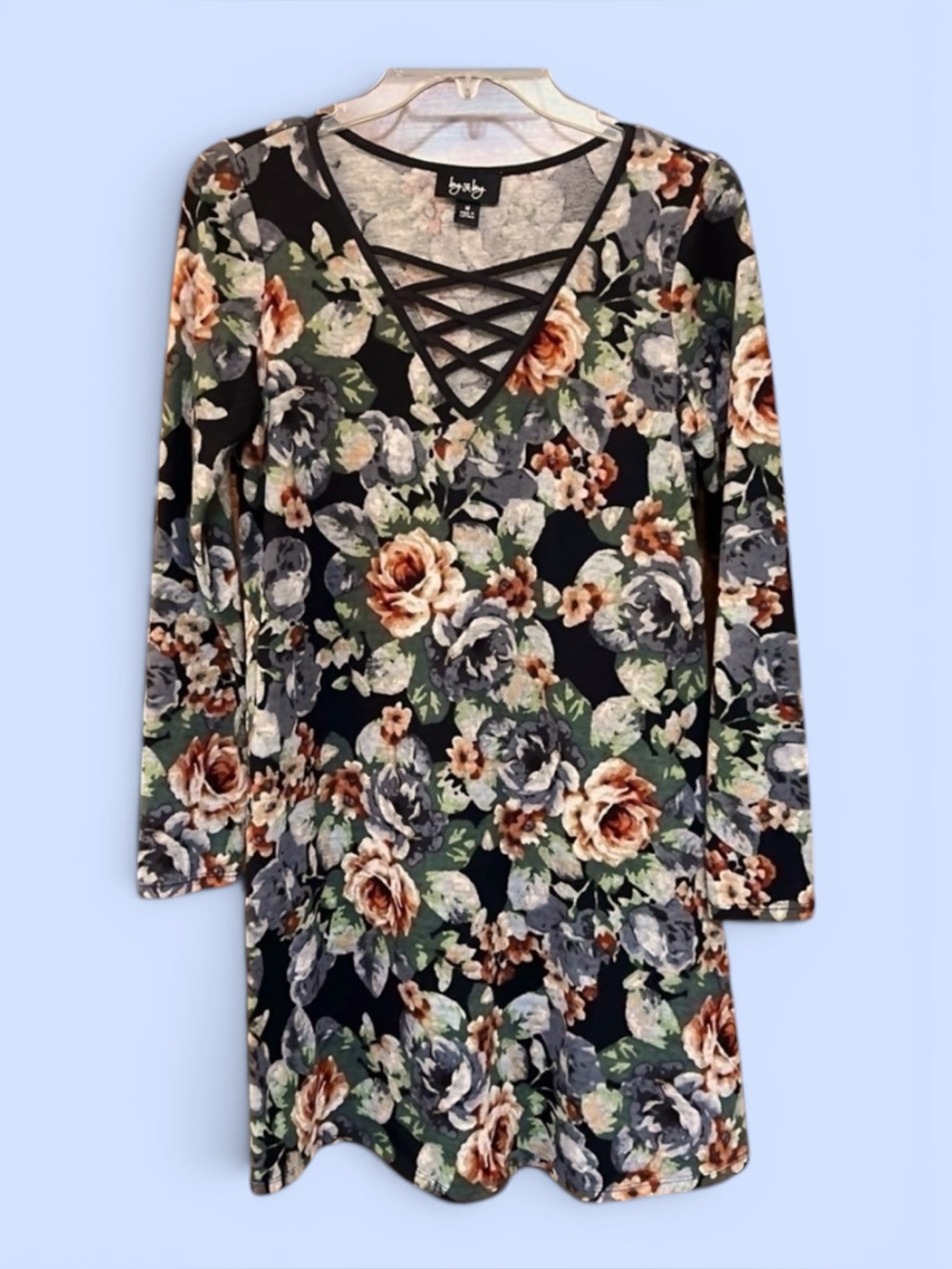 A-Line Dress Long Sleeve Floral by & by
Sz M $5 ADD ON with $15+ Bundle